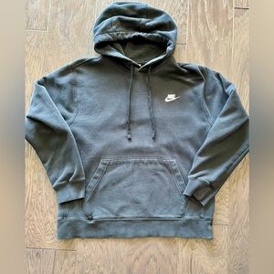 Nike Sportswear Club Fleece Hoodie Mens Medium Black
